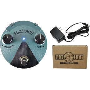 Dunlop Electronics FFM3 Jimi Hendrix Fuzz Face Mini Power Bundle w/ 1 free Items: Item: Pig Hog 9v Power Adapter