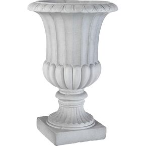 طبيعي تقريبًا - جرة تزيين 7507 (داخلي/خارجي)، 11 بوصة. العرض × 11 بوصة. عمق × 16.5 بوصة. ح، غراي in Kuwait