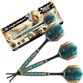 Shot! Darts AI Replicant 90% Tungsten Pro Throwing Darts Soft Tip Set, Professional – Made in New Zealand – Designed Dart Flights for Women & Men – Plastic Tip Bar Darts for Adults