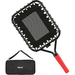 Fungo Racket Baseball: Baseball Racket for Coaches and Parents to Help Players Practice Hitting Grounders and Pop Flies (red)