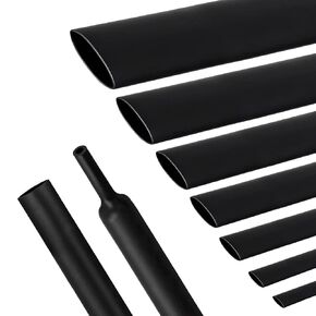 5/8"(15mm) Heat Shrink Tubing - 3:1 Marine Grade Shrink Wrap - Large Waterproof Wire Cable Heat Shrink Tubing with Adhesive Lined - Industrial Heat Shrink Pipe Insulating Sleeve,5 Ft