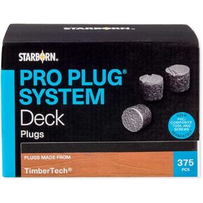 Starborn Pro Plugs for TimberTech Dark Roast Decking - 375 Count