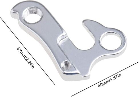 خلق فكرة 2X الفضة الدراجة الخلفية والعتاد الميكانيكية Derailleur شماعات سبائك الألومنيوم والعتاد الإطار التسرب محول مع مسامير للدراجات الجبلية in Saudi Arabia
