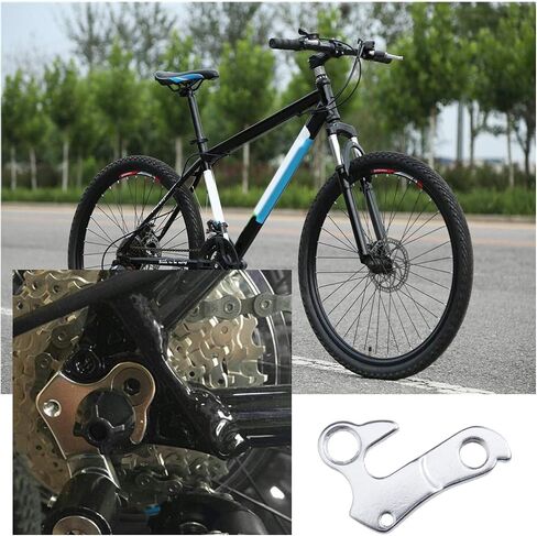 خلق فكرة 2X الفضة الدراجة الخلفية والعتاد الميكانيكية Derailleur شماعات سبائك الألومنيوم والعتاد الإطار التسرب محول مع مسامير للدراجات الجبلية in Saudi Arabia