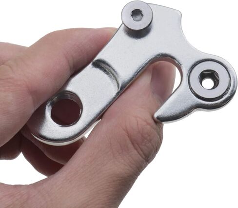 خلق فكرة 2X الفضة الدراجة الخلفية والعتاد الميكانيكية Derailleur شماعات سبائك الألومنيوم والعتاد الإطار التسرب محول مع مسامير للدراجات الجبلية in Saudi Arabia