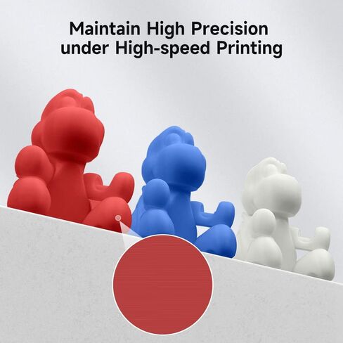 Creality Hyper PLA Filament 1.75mm, 3D Printer Filament, for High-Speed Printing, Neatly Wound Filament, Durable and Strong Toughness Dimensional Accuracy +/-0.02mm, 2.2lbs(1kg)/Spool*4 in Saudi Arabia