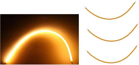 3 Pack LED Filament Lamps, 300mm Flexible Filaments, Warm White Light, Tools and Home Improvement in Saudi Arabia