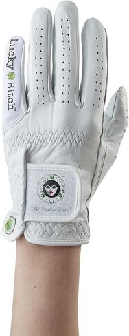 “Lucky B Club" Ladies Premium White Cabretta Leather Golf Glove in Saudi Arabia