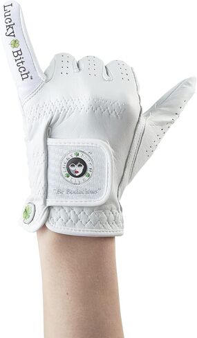 “Lucky B Club" Ladies Premium White Cabretta Leather Golf Glove in Saudi Arabia