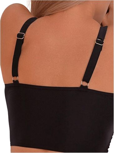 GORGLITTER Women's 2 Piece Ruched Swimsuit High Waist Bikini Set Twist Front Wrap Wireless Bra Bathing Suit in Saudi Arabia