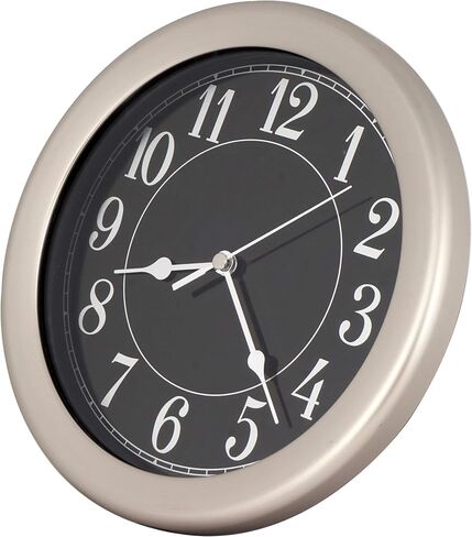 8.5 inch Water Resistant Wall Clock for Bathroom Clock Wall Decor Small Space Kitchen Clocks Office Boat RV Silent Wall Clock Non Ticking in Saudi Arabia