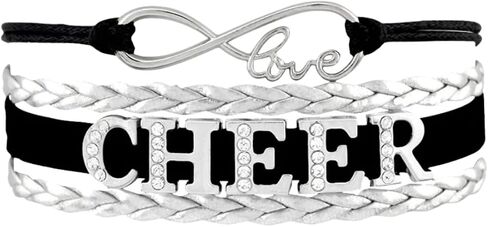 Infinity Collection Cheer Bracelet- Cheerleading Bracelet- Cheer Jewelry - Rhinestone Cheerleading Bracelet for Cheerleader in Saudi Arabia