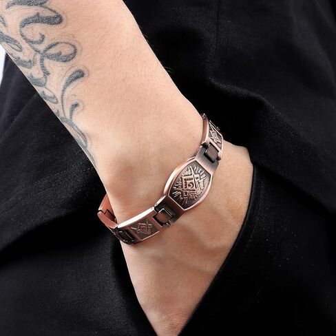 سوار نحاسي للرجال مجوهرات نحاسية مغناطيسية ماسونية قابلة للتعديل in Kuwait