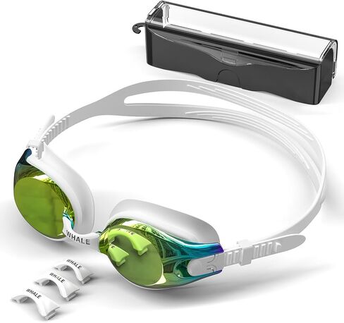 Polarized Swimming Goggles Anti-fog Anti-UV Waterproof Swim Goggles Adult Men Women in Saudi Arabia