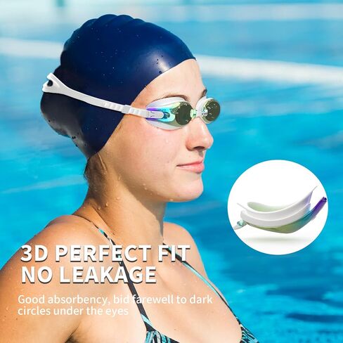 Polarized Swimming Goggles Anti-fog Anti-UV Waterproof Swim Goggles Adult Men Women in Saudi Arabia