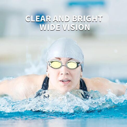 Polarized Swimming Goggles Anti-fog Anti-UV Waterproof Swim Goggles Adult Men Women in Saudi Arabia