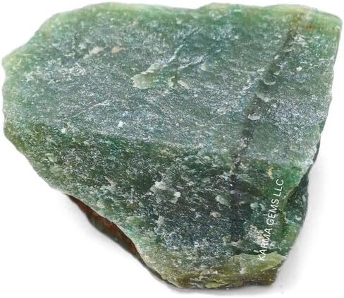 2 Pcs Rough Green Jade Natural Crystals - Tumbling Rocks Collections for Kids - Raw Cool Agate Stone - Enhance Personal Luck - Chakra Healing, Meditation, and Energy Balancing in Saudi Arabia