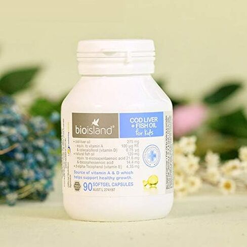 Bio Island Cod Liver + Fish Oil 90 Capsules in Saudi Arabia