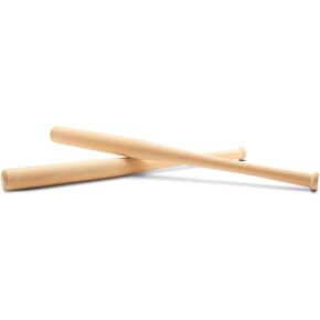 Wood Baseball bat 18 Inch Pack of 2 Unfinished Wood Baseball Bat, Small Bat, Party Decor, Bedroom, Crafts, by Woodpeckers