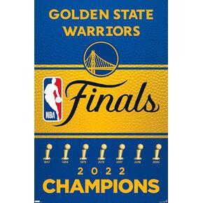 Trends International NBA Golden State Warriors - 2022 Commemorative NBA Finals Team Logo Wall Poster