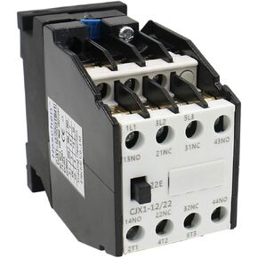 AC Contactor CJX1-12/22 220V 50/60Hz Coil 3P 3 Pole 2NO+2NC 380V 20A 5.5KW