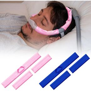 2 Set Satin CPAP Strap Covers CPAP Mask Frame Covers to Protect Hair, Reduce Lines and Hair Pulling
