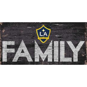Fan Creations MLS Los Angeles Galaxy Unisex LA Galaxy Family Sign, Team Color, 6 x 12