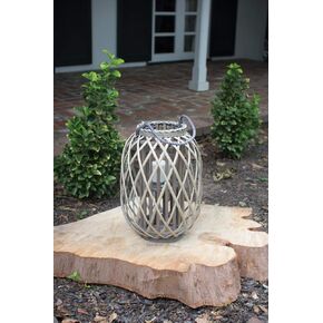 Kalalou CLUX1008 Lantern, Grey