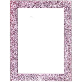 Memory Box Certificate Frames Glitter Range Photo Frame Sparkling Glitter Effect Picture/Photo/Poster frame with Perspex Sheet - Moulding 35mm Wide and 24mm Deep - 11" x 8.5" Pink Colour in Saudi Arabia