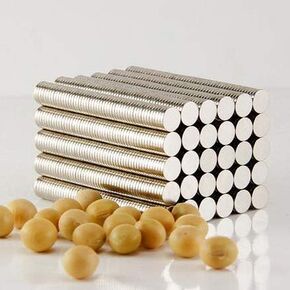 150 Pieces 6x1mm Decorative Magnets Kitchen Fridge Refrigerator Magnet for Crafts Whiteboard Office Magnet