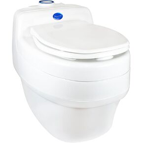 Villa 9215 AC/DC 12V Urine Diverting High Capacity Waterless Composting Toilet