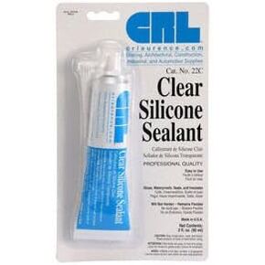 CRL Clear Silicone Sealant in 3 Fl. Oz. Squeeze Tubes