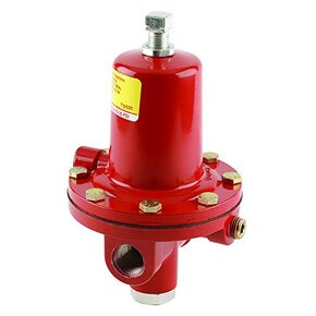 64-222, 1/2" FNPT Aluminum, High Pressure Regulator with Relief, 35 - 100 PSI, UL Listed