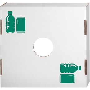 Bankers Box 10 Pack Bottle Lid for Corrugated Cardboard Trash and Recycling Containers