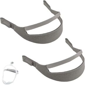 2 Pack Replacement Mask Strap Compatible with Airfit N30i and P30i, Adjustable Headgear Strap for N30i and P30i, Great Value Premium Soft Stretchy Material Adjustable Fit Supplies, Snug Fit & No Leaks