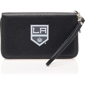 Littlearth Womens NHL Los Angeles Kings Zip Organizer Wallet Pebble