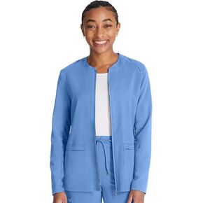 Cherokee Atmos Women Warm Up Scrubs Jacket Zip Front CK356A