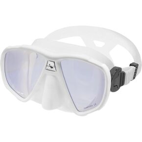 Nami Dual Diving Mask - 2 Window Frameless Mask, Anti-Fog, UV Available - Scuba Mask, Dive Mask, Freediving Mask, Spearfishing Mask, Snorkel Mask for Adults