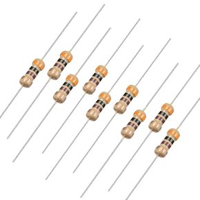 uxcell 1000Pcs 300 Ohm Resistor, 1/4W 5% Tolerance Carbon Film Resistors, 4 Bands for DIY Electronic Projects and Experiments