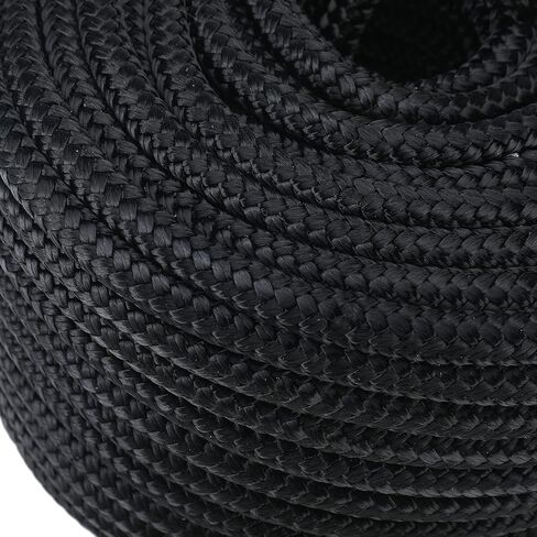 Amarine Made Anchor Rope Double Braided Nylon Boat Anchor Line with Rust-Proof Stainless Steel Pre-Spliced Thimble and Plastic Chuck (3/8" X 300') in Saudi Arabia