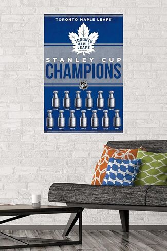 Trends International NHL Toronto Maple Leafs - Champions 23 Wall Poster in Saudi Arabia