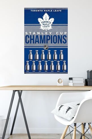 Trends International NHL Toronto Maple Leafs - Champions 23 Wall Poster in Saudi Arabia