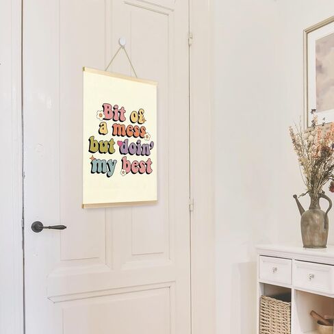 CGBHW Mental Health Classroom Poster Hanger Frame, Colorful Motivational Nursery Posters Wall Art Hanging Decor for School Counselor Office Home Bedroom, Funny Humor Gifts for Women Teen Girls in Saudi Arabia