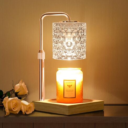 مصباح تدفئة الشموع مع مؤقت، تدفئة الشموع الكهربائية، هدايا عيد ميلاد للنساء، تدفئة مصابيح شمعة قابلة للتعتيم لشموع الجرة، سخان تذوب الشمع لديكور المنزل في غرفة النوم، هدايا تدفئة المنزل للمنزل الجديد in Kuwait