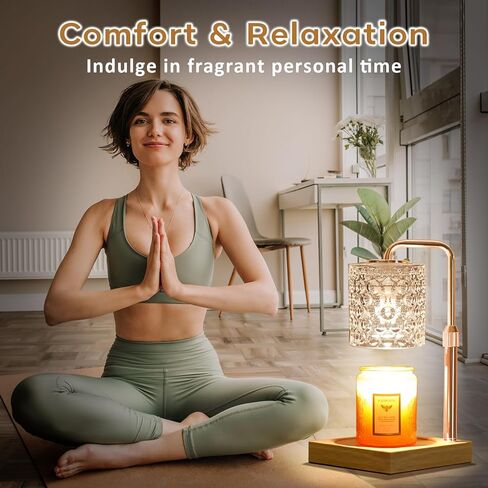 مصباح تدفئة الشموع مع مؤقت، تدفئة الشموع الكهربائية، هدايا عيد ميلاد للنساء، تدفئة مصابيح شمعة قابلة للتعتيم لشموع الجرة، سخان تذوب الشمع لديكور المنزل في غرفة النوم، هدايا تدفئة المنزل للمنزل الجديد in Kuwait