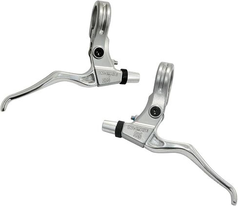 Dia-COMPE SS6 Old School MTB Brake Lever Set (L+R), Silver, DP2856 in Saudi Arabia