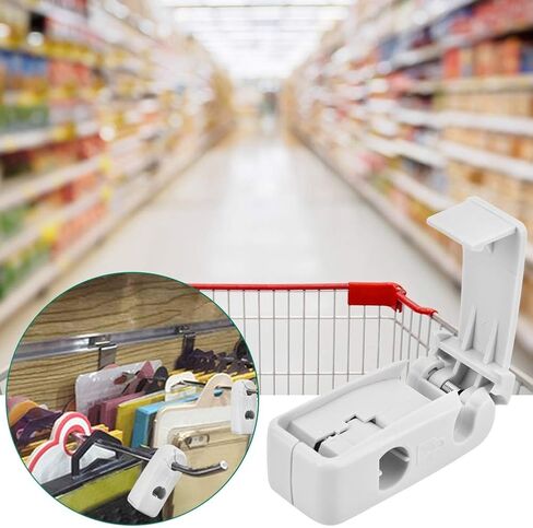 Sonew Pegboard Hook، خطاف متجر نظام EAS قفل EAS مع مفتاح أمان البضائع المضادة للسرقة قفل EAS لمتاجر البيع بالتجزئة سوبر ماركت 10 قطع (أبيض) in Saudi Arabia