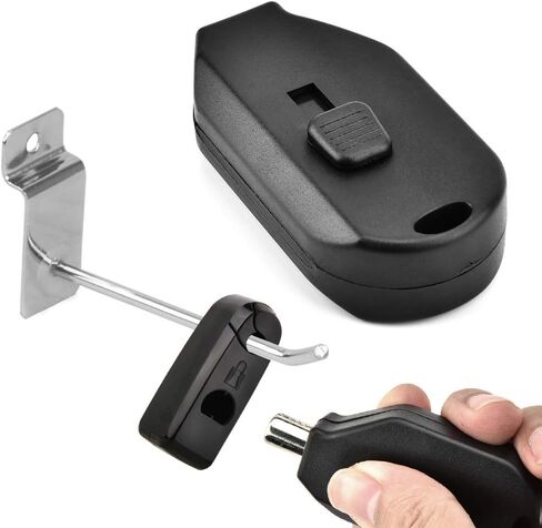 Sonew Pegboard Hook، خطاف متجر نظام EAS قفل EAS مع مفتاح أمان البضائع المضادة للسرقة قفل EAS لمتاجر البيع بالتجزئة سوبر ماركت 10 قطع (أبيض) in Saudi Arabia