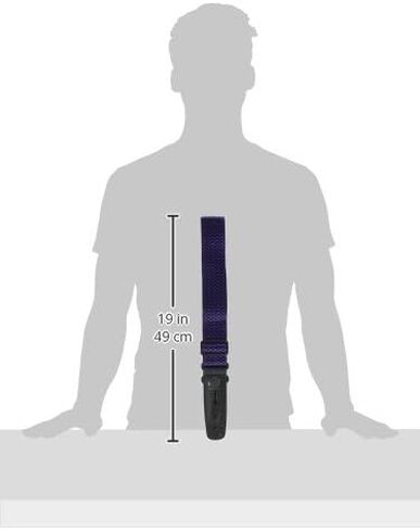 Lock It LIS010P2PRCHK Professional 2" Checker Polypro Strap with Locking Ends, Purple in Saudi Arabia