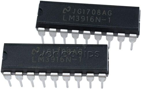 5 قطعة LM3916N-1 LM3916N-1/NOPB LED عرض سائق IC NSC DIP-18 in Kuwait